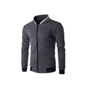 Berrykey Men's Casual Comfort Lightweight Jacket - Dark Gray